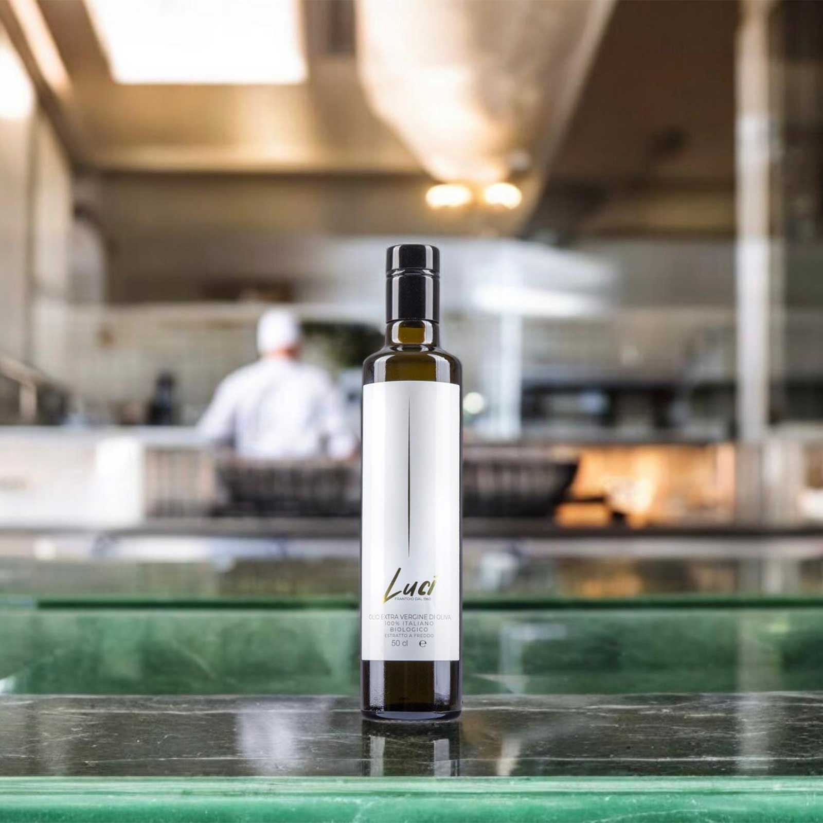 Bottiglia da 250ml Olio Luci nei ristoranti